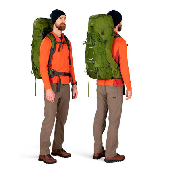 osprey AETHER 55 Garlic Mustard Green S/M - Imagem 3