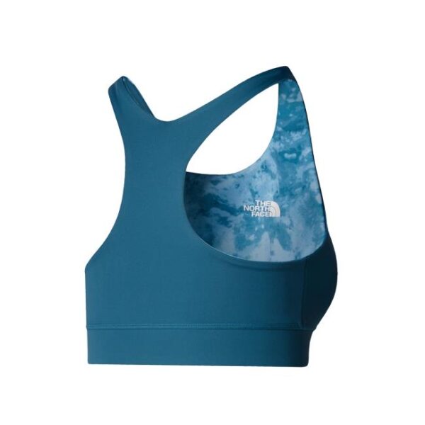 the north face W FLEX REVERSIBLE BRA PRINT Mallard Blue - Imagem 2