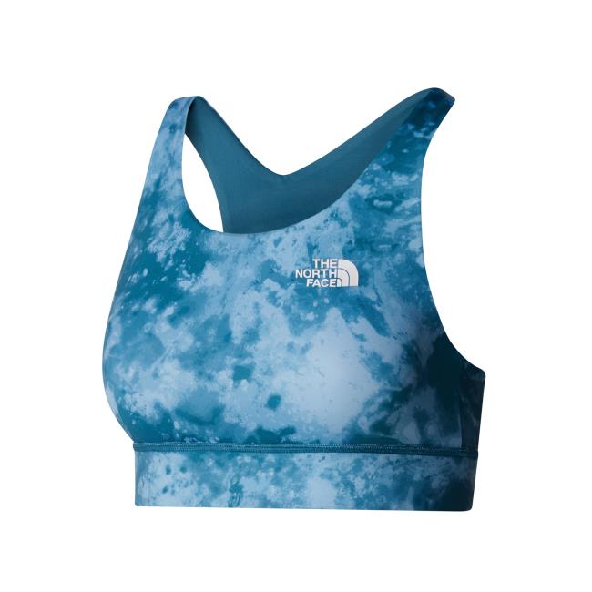the north face W FLEX REVERSIBLE BRA PRINT Mallard Blue - Imagem 3