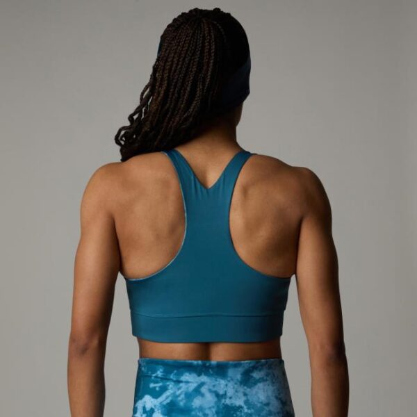 the north face W FLEX REVERSIBLE BRA PRINT Mallard Blue - Imagem 5