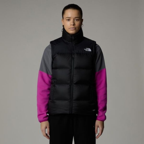the north face W DIABLO DOWN VEST Tnf Black Heather/Tnf - Imagem 3