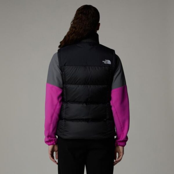 the north face W DIABLO DOWN VEST Tnf Black Heather/Tnf - Imagem 4