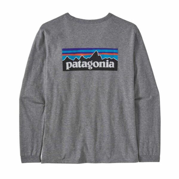 patagonia WS LS P-6 LOGO RESPONS-T Gravel Heather - Imagem 2