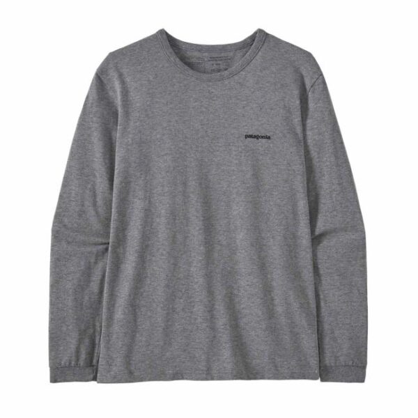 patagonia WS LS P-6 LOGO RESPONS-T Gravel Heather - Imagem 3