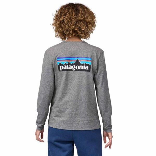 patagonia WS LS P-6 LOGO RESPONS-T Gravel Heather - Imagem 5