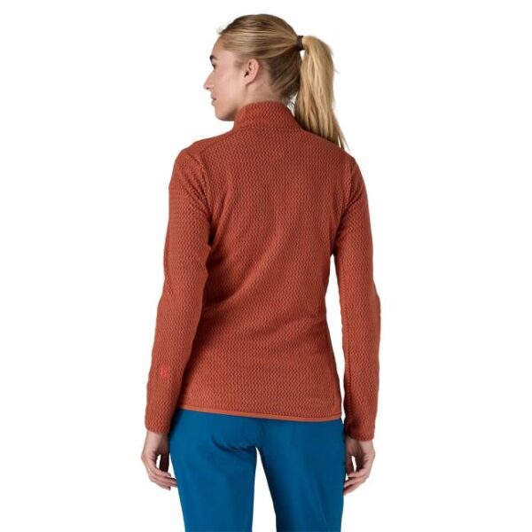 patagonia WS R1 AIR ZIP NECK Burnished Red - Imagem 3