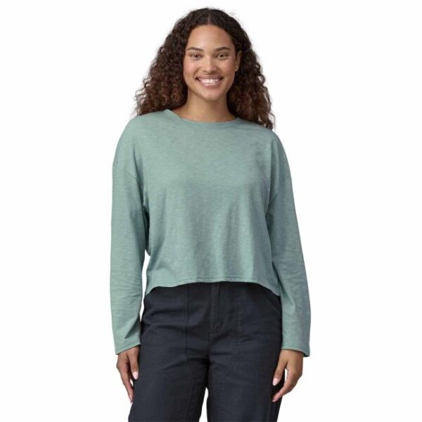 patagonia WS LS MAINSTAY TOP Thermal Blue - Imagem 2